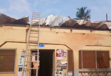 WNR: Heavy rainstorm rips off roofs of Electoral Commission, Fire Service and other offices in Juaboso