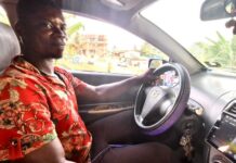 Meet Nicolas Enyaah- Tarkwa’s Taxi driver who gives free ride to the vulnerable in society