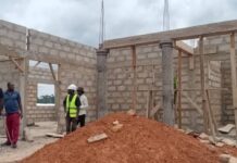 Juaboso: DCE inspects six ongoing project sites across district