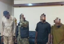 Five arrested for impersonating National Security operatives, robbing mining site
