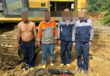 Western North: NAIMOS arrests 4 Chinese, 3 Ghanaians over illegal mining and arms possession along River Boin