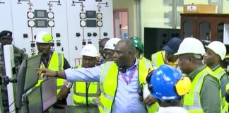 GRIDCo fire: Mahama inspects Akosombo transmission station, commends engineers for restoring turbines after outbreak