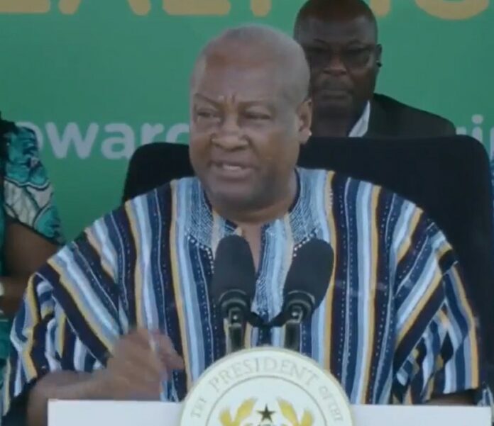 President Mahama at Free Primary Healthcare