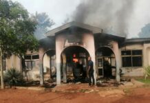 Sunyani: Magistrate Court complex razed by fire; computers, documents, other equipment burnt to ashes