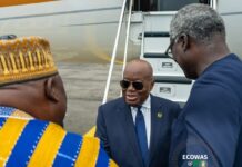 Akufo-Addo arrives in Benin to begin key stakeholder engagements as Head of ECOWAS-CEDEAO Election Observation Mission