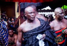 Asantehene destools Kyeame Kofi Nti