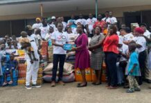 Friends of Julius Debrah donate to Kumasi Children’s Home