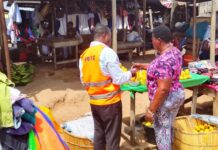 PURC Ashanti Regional officers take consumer protection drive to Nyinahin Market