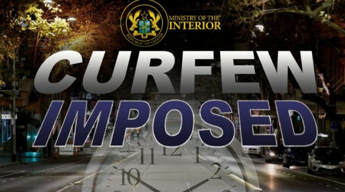 curfew imposed