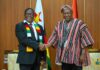 Zimbabwe’s president condemns Western sanctions, thanks Ghana for steadfast support