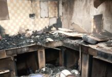 GNFS contains domestic fire outbreak at Salaga