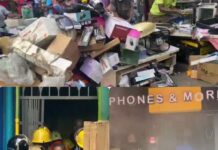 Ashanti Region: Fire destroys shops, wares worth millions of cedis at Adum