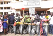 Asokwa Assembly distributes sanitation tools to boost cleanliness drive