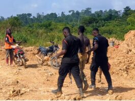 4 suspected illegal miners arrested in major anti-galamsey operation at Kobro Forest