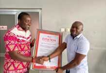 Paul Akuetey Akpabi adjudged Best Worker at Akoma 87.9 FM for first quarter of 2026