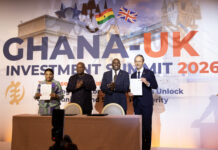 UK-Ghana partnership to build on up to £215m of deals signed as part Investment Summit in London