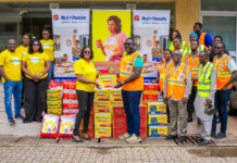 NADMO receives food products from Nutrifoods Ghana Limited for flood victims in Tema