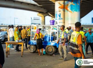 Accra Mayor bans hawking, trading activities under Kwame Nkrumah Interchange