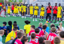 Black Stars hold open training ahead of departure to Toronto