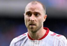Eriksen at home and ‘doing well’ after collapse