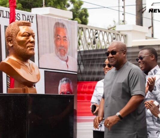 NDC renames HQ ‘JJ Rawlings House’ as Mahama reveals late President’s rejection of UDS, FPSO naming honours