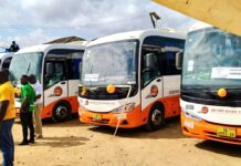 Western Region receives 11 new Metro Mass buses to boost public transport services