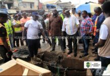 KMA boss leads flood prevention drive, orders urgent desilting of drains
