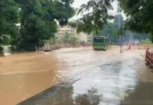 Kwame Nkrumah University of Science and Technology campus flooded