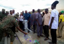 UER: Ghana Boundary Commission inaugurates mechanised borehole for residents of Agatuse