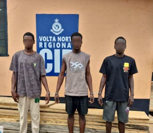 VR: Police arrest 3 immediate past students of Hohoe E.P SHS for destroying school property after ‘last paper’