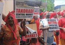 Traders at Takoradi New Market protest delay in completion of Takoradi Central Market