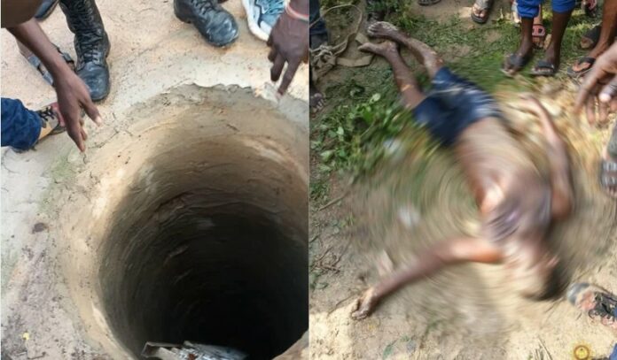 body of unconscious man retreived from well