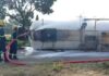 Gas tanker overturns near Tema motorway roundabout