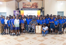 ‘It takes discipline and resilience to get to the top’ – Prof. Ladé Wosornu tells students at Schools Arts Mentorship Programme