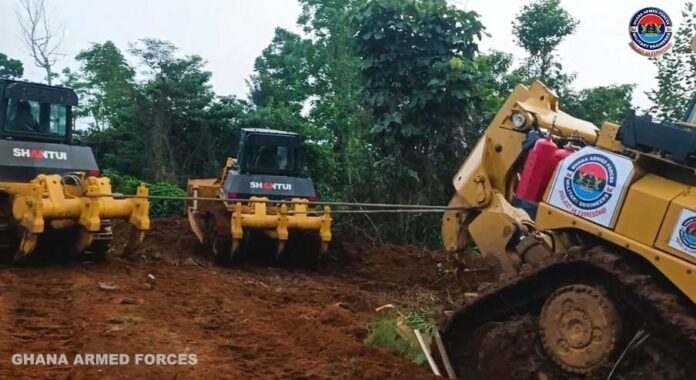 Accra-Kumasi Expressway clearing GAF