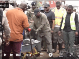 Mahama engages in national clean-up exercise, thanks Ghanaians for their participation