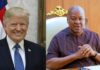 Mahama congratulates US on 250th Independence anniversary, reaffirms strong Ghana-US ties