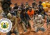 NAIMOS arrests 19 ‘galamseyers’ for illegal mining near police station at Mpohor Fiase