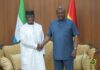 Photos: 1-day state visit by President of Sierra Leone and ECOWAS Chairman, Dr Julius Maada Bio