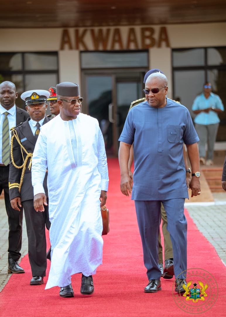 Presidents Mahama and Maada Bio