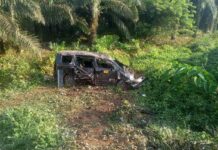 Attempt to swerve pothole: 1 dead, several injured after Toyota Voxy crashes on Wiawso-Asawinso highway
