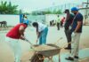 Ghana Gas staff join nationwide post-flood cleanup exercise