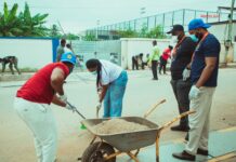 Ghana Gas staff join nationwide post-flood cleanup exercise