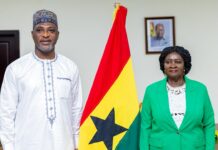 Interior Minister briefs Veep Opoku-Agyemang on major security reforms