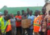 WNR: NADMO presents air-conditioned camp tent and mattresses to Aboi-Nsuoakyi flood victims