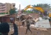 Ashanti Region: KMA officials demolish 500 illegal structures at Asafo Interchange