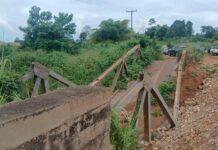 Ashanti Region: Collapsed Achiase-Anumso bridge cripples transport and local economy