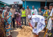 MP for Tema West cuts sod for 24-hour Economy Market