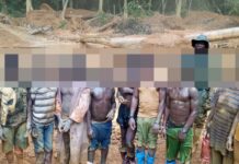 Joint taskforce destroys over 100 illegal mining machines in Cape Three Points Forest Reserve