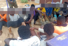 Obuasi: 15 ‘galamseyers’ arrested for indulging in illegal mining near Sanso primary & JHS